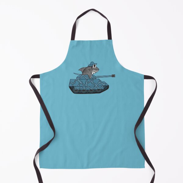 Item preview, Shark Driving A Tank, Marine Biologist Funny designed and sold by doodlerob.