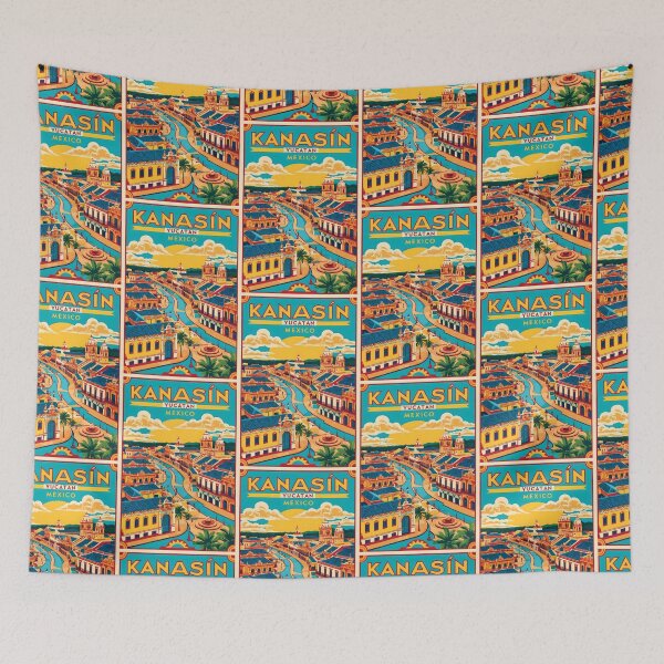 Item preview, Kanasin Yucatan Mexico Vintage Travel Tourism  designed and sold by TravelersGems.