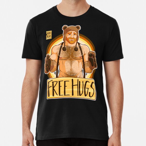 ADAM LIKES HUGS - BEAR PRIDE - GINGER EDITION Premium T-Shirt