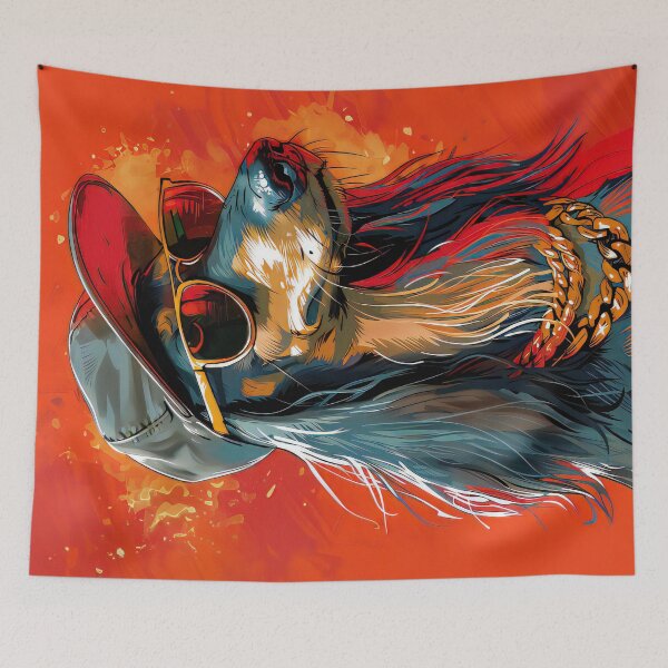 Item preview, Hip Hop Afghan Hound designed and sold by prettykaler.