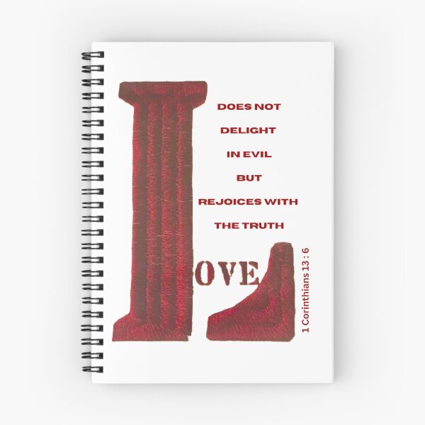 Item preview, Love 1 Cor 13:6 designed and sold by BimsJetDesigns.