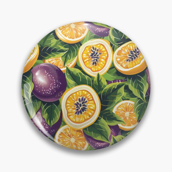 Item preview, Passion fruits and oranges designed and sold by PatternCabinet-.