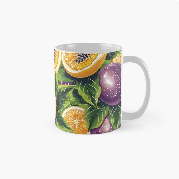 Item preview, Passion fruits and oranges designed and sold by PatternCabinet-.