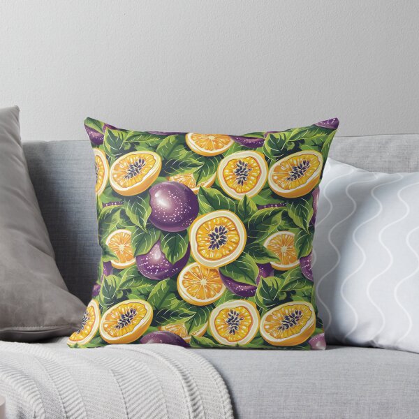 Item preview, Passion fruits and oranges designed and sold by PatternCabinet-.