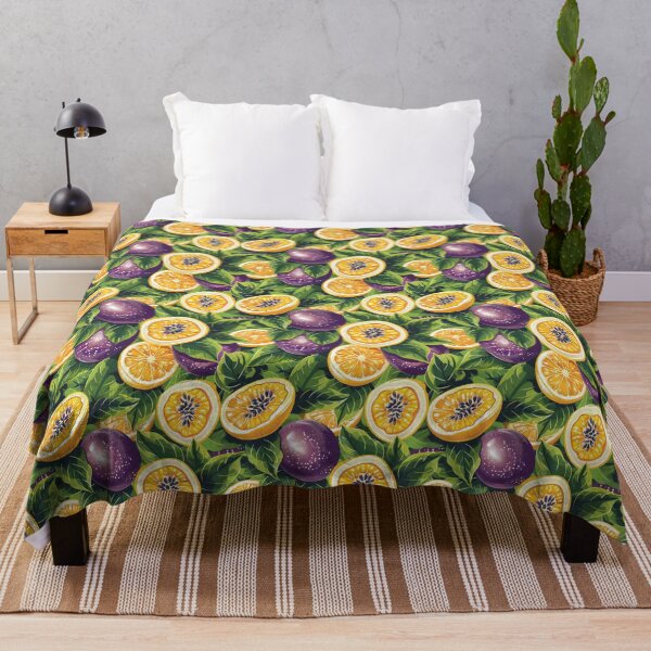 Item preview, Passion fruits and oranges designed and sold by PatternCabinet-.