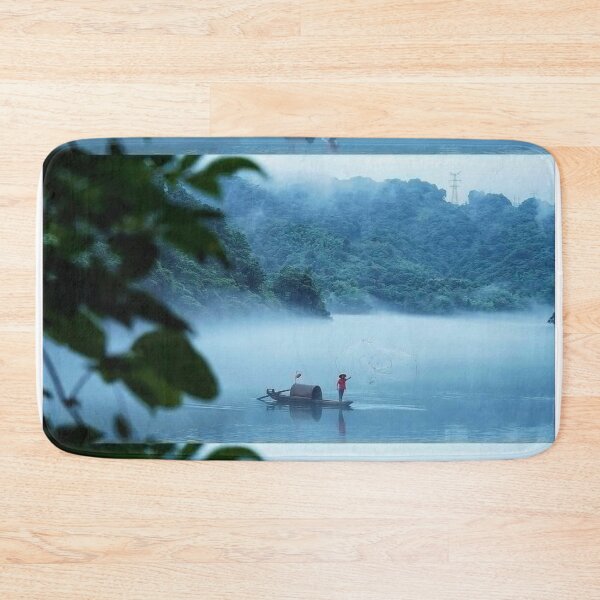 Item preview, Boat in a Chinese river 3 photos in 1 designed and sold by PabloBSanchez.