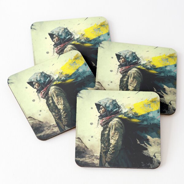 Item preview, Ukrainian soldier in the streets of destroyed city designed and sold by royallexworx.