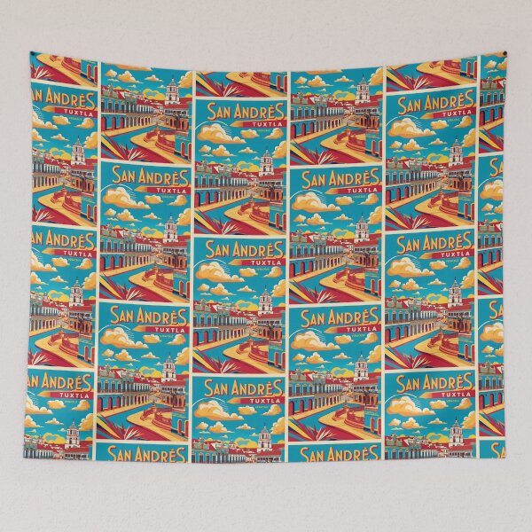 Item preview, San Andres Tuxtla Veracruz Mexico Vintage Travel Tourism  designed and sold by TravelersGems.