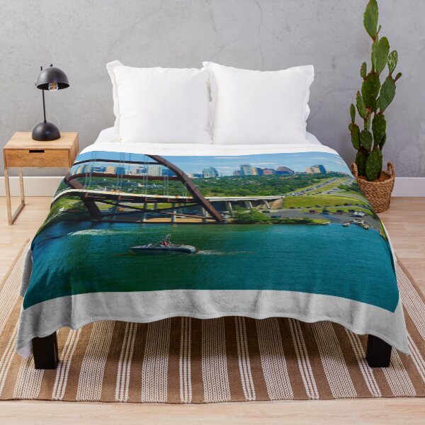 Item preview, Austin Texas Skyline hwy 360 Pennybacker Bridge Colorado River designed and sold by oz10.