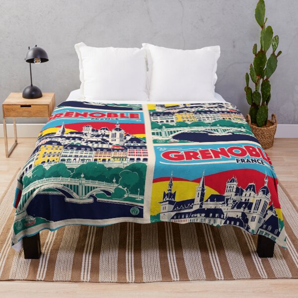 Item preview, Grenoble France Vintage Travel Tourism  designed and sold by TravelersGems.