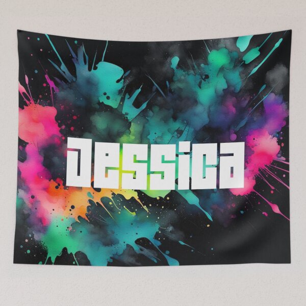 Item preview, Neon Ink Custom Name: Jessica designed and sold by Gabriela McDaniel.