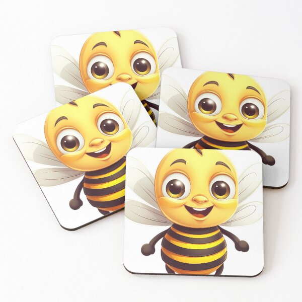 Item preview, Portrait Of A Cute Animated Bee designed and sold by TODPESIGN.