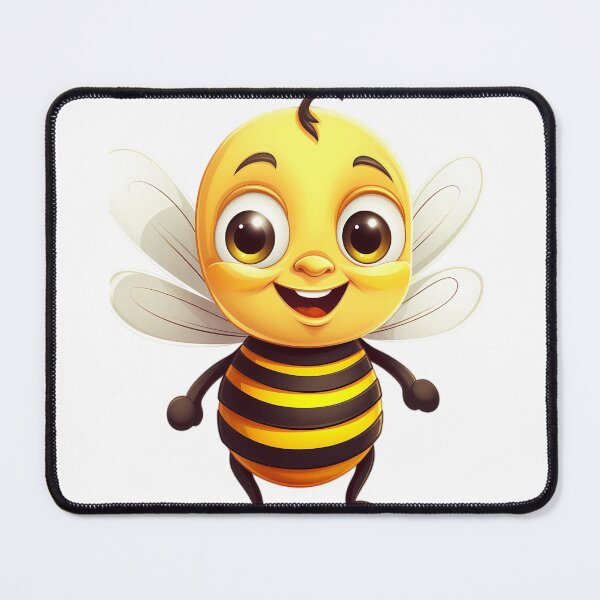 Item preview, Portrait Of A Cute Animated Bee designed and sold by TODPESIGN.