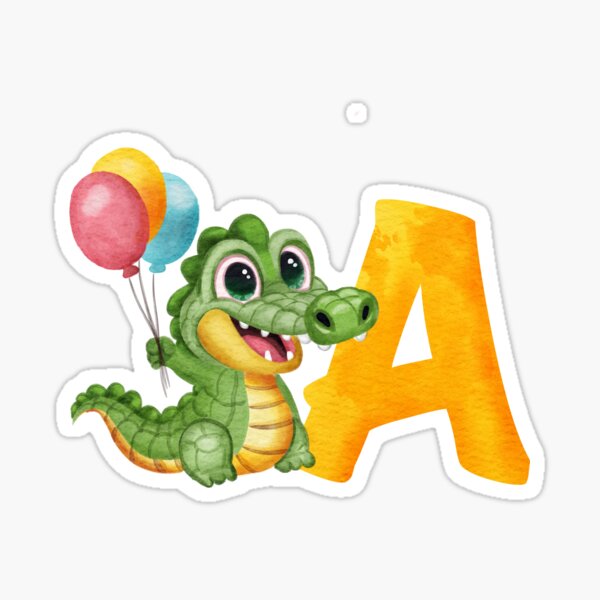 Artikel-Vorschau von Niedlicher Cartoon-Alligator, designt und verkauft von sonsundon.