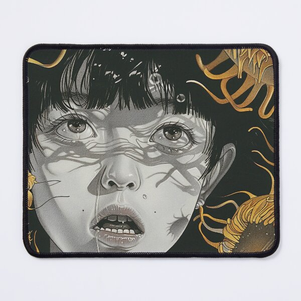 Item preview, Helianthulhu - psychedelic horror manga anime girl designed and sold by ForsakenFrames.