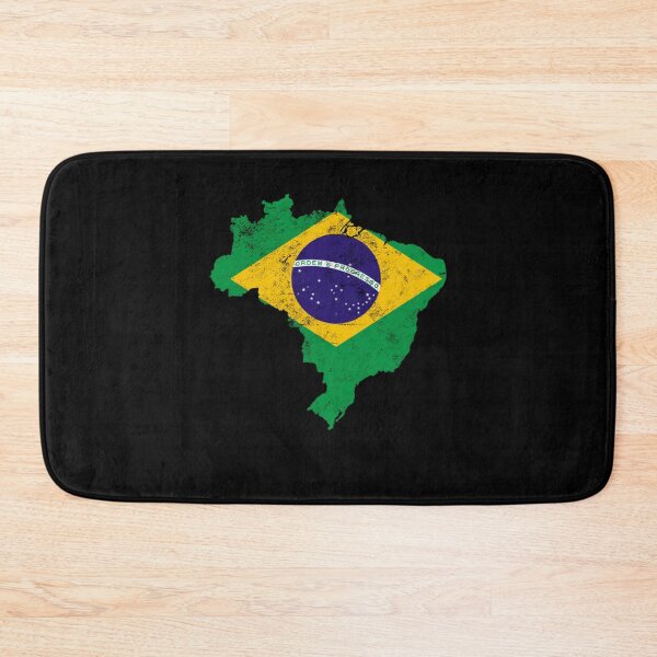 Item preview, Brazil Flag print distressed vintage designed and sold by farhanhafeez.