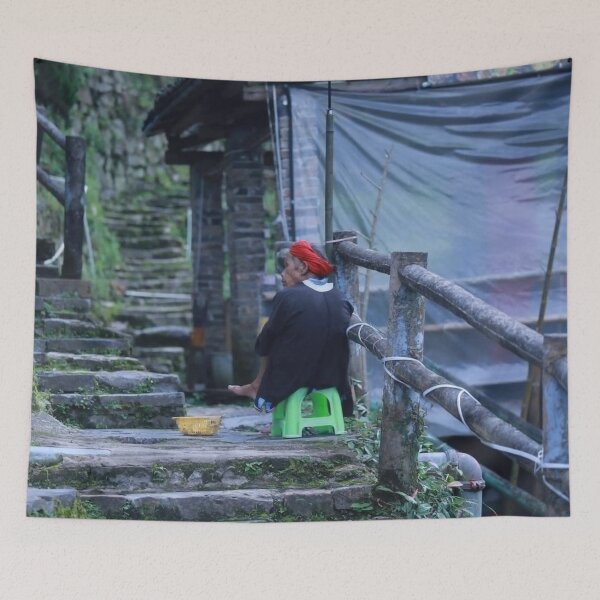 Item preview, Lady on stairs in China designed and sold by PabloBSanchez.