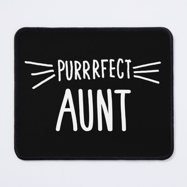 Item preview, Aunt Gift Cute Perfect Aunt Cat Lover Auntie print designed and sold by farhanhafeez.