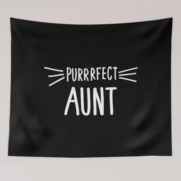 Item preview, Aunt Gift Cute Perfect Aunt Cat Lover Auntie print designed and sold by farhanhafeez.