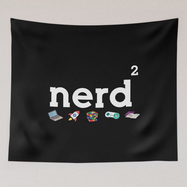 Item preview, Nerdy - Nerd Squared - Nerd Loves Science, Gaming, Books designed and sold by farhanhafeez.