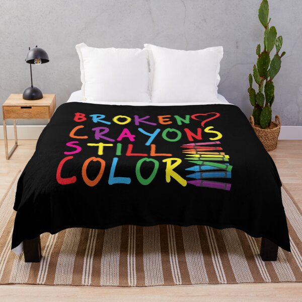 Item preview, Broken Crayons Still Color - Mental Health Awareness Gift designed and sold by farhanhafeez.