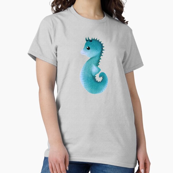 Item preview, bluey cute seahorse - light designed and sold by doveydotdraws.