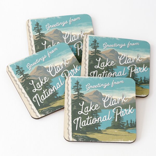 Item preview, Lake Clark National Park Postcard Vintage Retro Travel Vintage designed and sold by TravelPostcardGems.