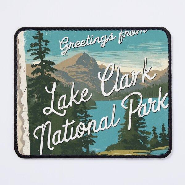 Item preview, Lake Clark National Park Postcard Vintage Retro Travel Vintage designed and sold by TravelPostcardGems.