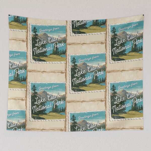 Item preview, Lake Clark National Park Postcard Vintage Retro Travel Vintage designed and sold by TravelPostcardGems.
