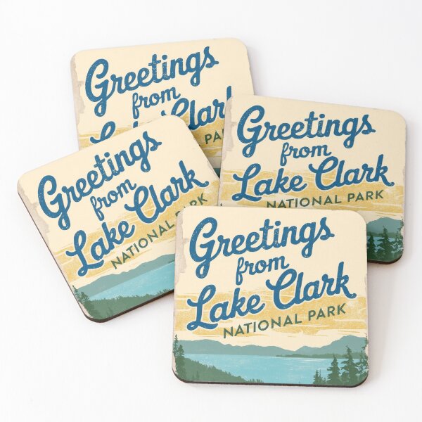 Item preview, Greetings from Lake Clark National Park Postcard Vintage Retro Travel Vintage designed and sold by TravelPostcardGems.