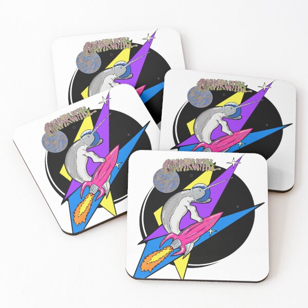 Item preview, Gnarwhal, rocket boarding to a planet near you! designed and sold by lakesidebody.