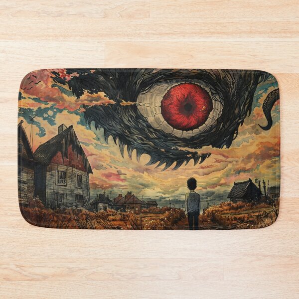 Item preview, giant eye - psychedelic eerie anime boy designed and sold by ForsakenFrames.