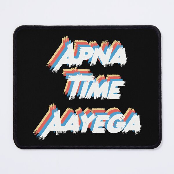 Item preview, Apna Time Aayega Indian Pakistani Desi Distressed Vintage graphic designed and sold by farhanhafeez.