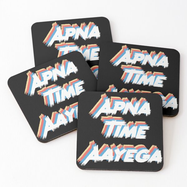 Item preview, Apna Time Aayega Indian Pakistani Desi Distressed Vintage graphic designed and sold by farhanhafeez.
