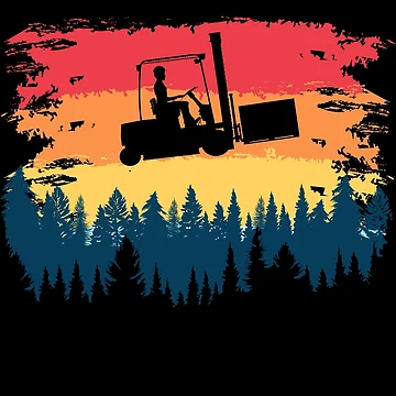 Vorschaubild zum Design Forklift Operator Retro Certified Forklift Operator Gear von DynamicDesign