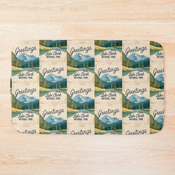 Item preview, Greetings from Lake Clark National Park Postcard Vintage Retro Travel Vintage designed and sold by TravelPostcardGems.