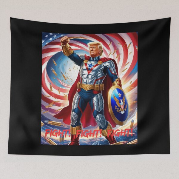 Item preview, Donald Trump Superhero-Fight! Fight! Fight! designed and sold by SmartDesignByBB.