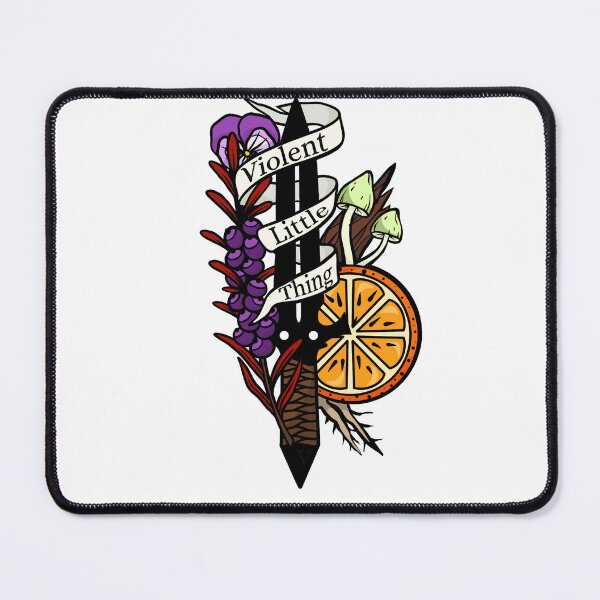 Item preview, Violent little thing Fourth wing violet Xaden fanart sticker designed and sold by GeekandArtsy.
