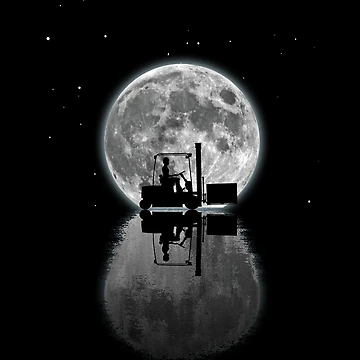 Aperçu de l'œuvre Forklift Operator Moon Certified Forklift Operator Gear de DynamicDesign