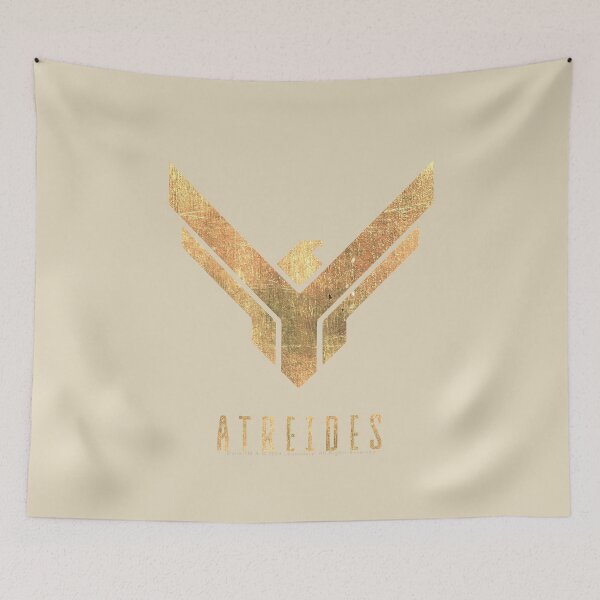 Item preview, Dune movie, House of Atreides logo vintage retro, Arrakis / golden brown designed and sold by SoloAutenica.
