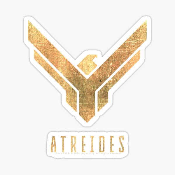 Item preview, Dune movie, House of Atreides logo vintage retro, Arrakis / golden brown designed and sold by SoloAutenica.