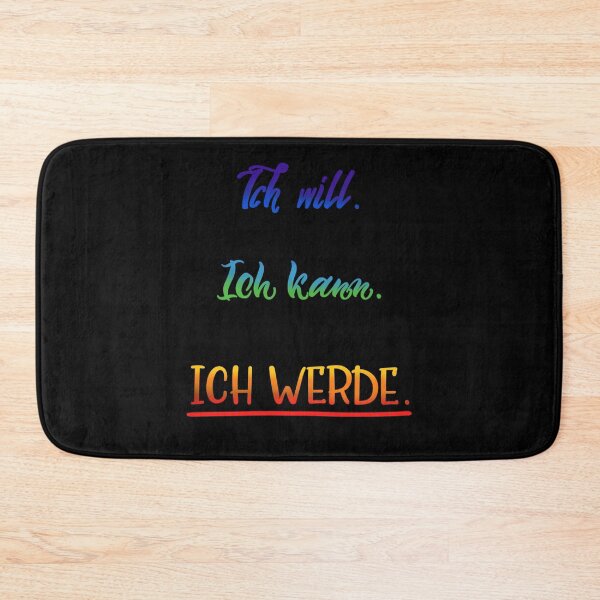 Artikelvorschau, Ich will. Ich kann. Ich werde. - bunt Pride entworfen und verkauft von shamrock-illus.
