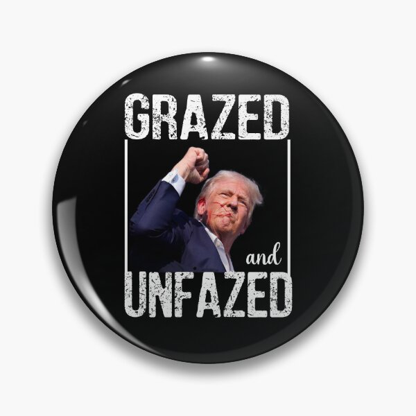 Item preview, Donald Trump Grazed and Unfazed 2024 Election designed and sold by rewingjadeArt.
