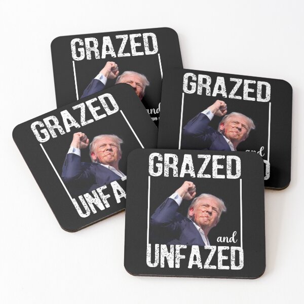 Item preview, Donald Trump Grazed and Unfazed 2024 Election designed and sold by rewingjadeArt.