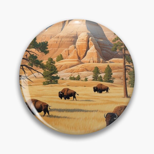 Item preview, Theodore Roosevelt National Park Postcard Vintage Retro Travel Vintage designed and sold by TravelPostcardGems.