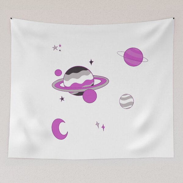 Item preview, Subtle pride asexual colors galaxy designed and sold by VivooShop.