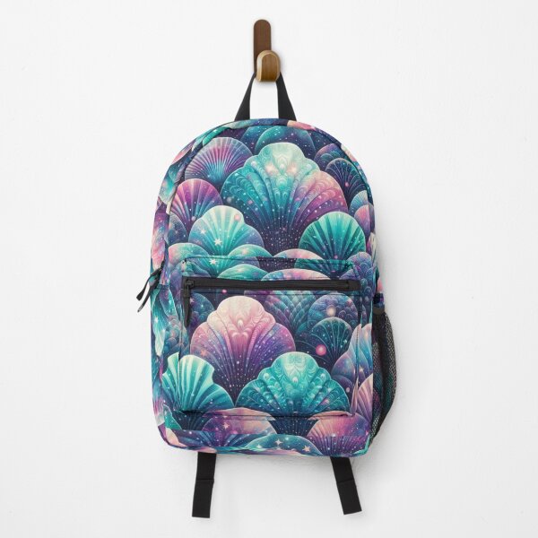 Item preview, Pink And Teal Mermaid Scales Print designed and sold by SeaStarMermaids.
