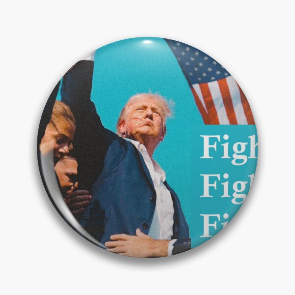 Item preview, President Donald Trump - Fight! designed and sold by Orce Vasilev.
