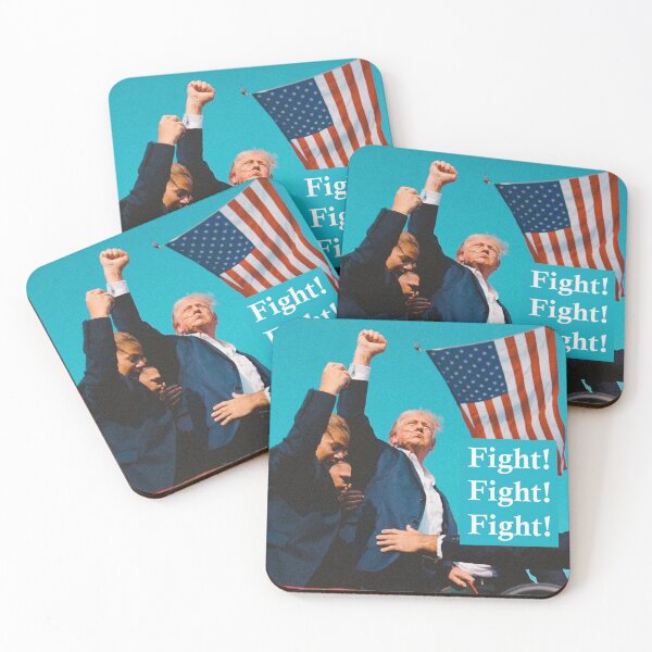 Item preview, President Donald Trump - Fight! designed and sold by Orce Vasilev.