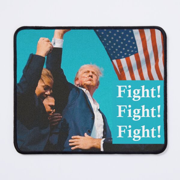 Item preview, President Donald Trump - Fight! designed and sold by Orce Vasilev.